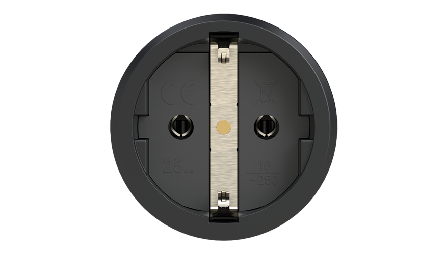 Type F Schuko connector face